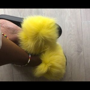 Yellow fur slides